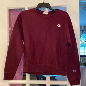 Burgundy champion crewneck